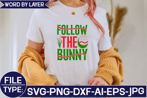 Follow the Bunny SVG Cut File SVG Studio Innate 