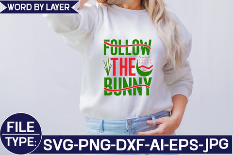 Follow the Bunny SVG Cut File SVG Studio Innate 