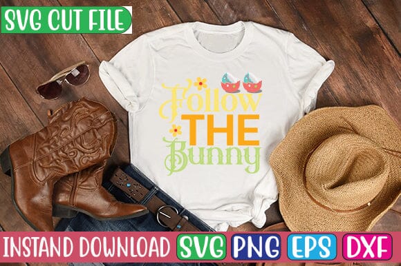 Follow the Bunny SVG Cut File SVG Studio Innate 