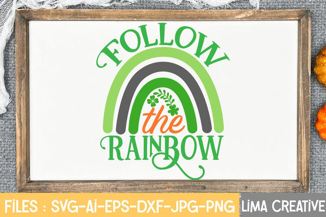 Follow The Rainbow SVG Cute File SVG Insomnia Std 