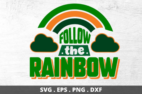 Follow the rainbow SVG Designangry 