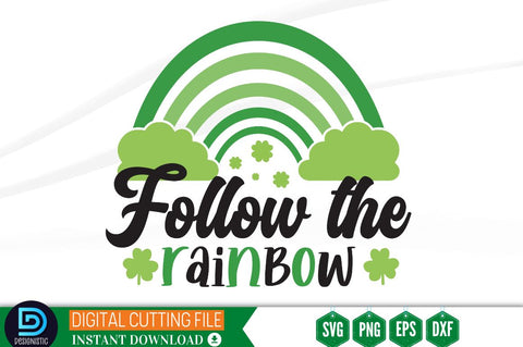 Follow the rainbow SVG SVG DESIGNISTIC 