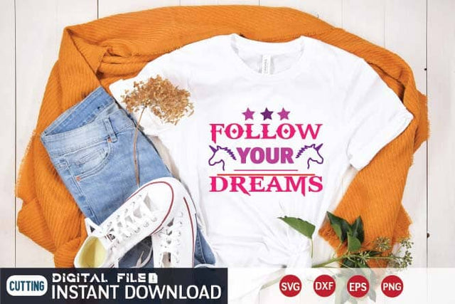 follow your dreams svg SVG designer krishna 