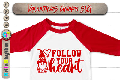 Follow your heart svg, happy valentine's day svg SVG Artinrhythm shop 