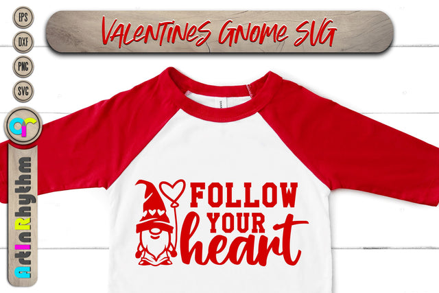 Follow your heart svg, happy valentine's day svg SVG Artinrhythm shop 