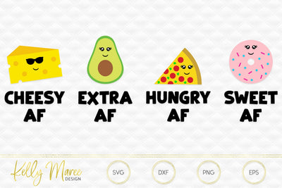 Food AF SVG Bundle Kelly Maree Design