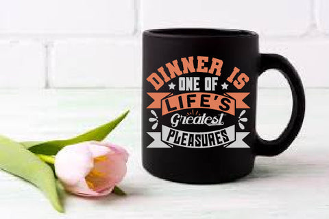Food & Drink Tshirt Design Dinner is one of life s greatest pleasures SVG SH_Tee store 