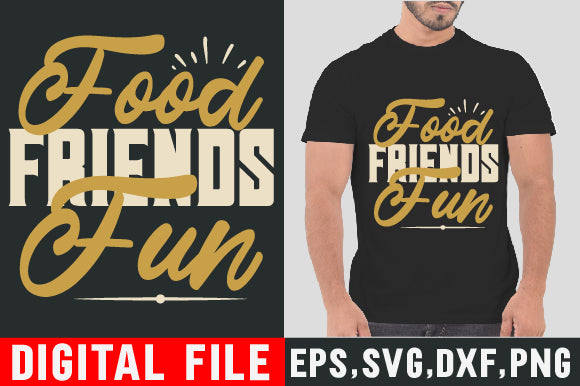 Food & Drink Tshirt Design Food friends fun SVG SH_Tee store 