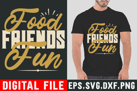 Food & Drink Tshirt Design Food friends fun SVG SH_Tee store 