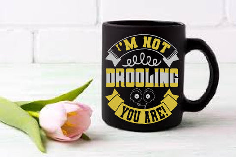 Food & Drink Tshirt Design I m not drooling you are SVG SH_Tee store 