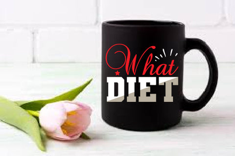 Food & Drink Tshirt Design What diet SVG SH_Tee store 