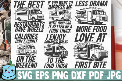 Food Truck SVG Bundle SVG MintyMarshmallows 