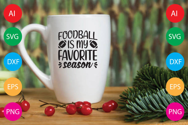 Foodball Is My Favorite Season SVG CraftlabSvg29 