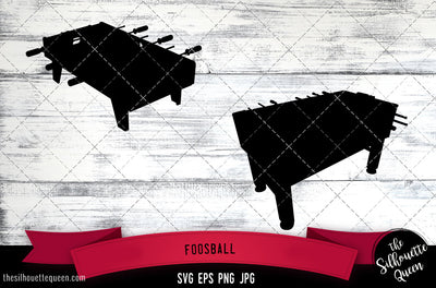 Foosball Silhouette Vector SVG SVG Loveleen Kaur 