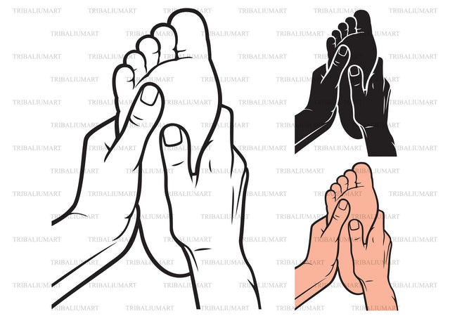 Foot massage SVG TribaliumArtSF 