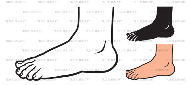 Foot standing SVG TribaliumArtSF 