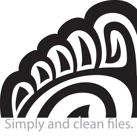 Foot symbol in tattoo style SVG TribaliumArtSF 