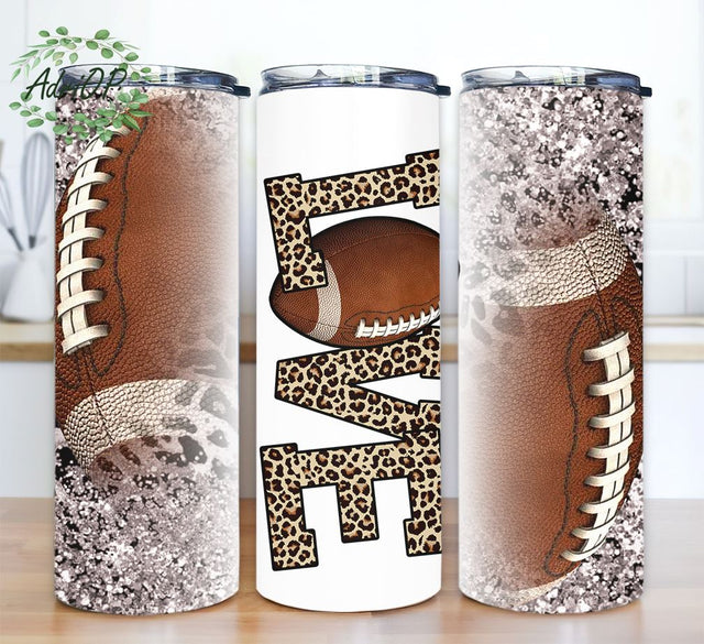 Football 20oz Skinny Tumbler Sublimation Designs American Football Tumbler PNG, vintage football tumblers, modern football tumblers Sublimation AdriOP 
