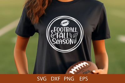 Football and Fall SVG SVG Petunia Digital Design 