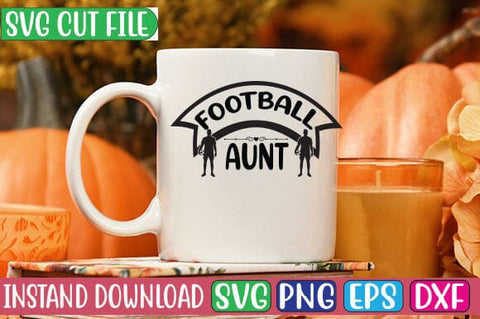 Football Aunt SVG Cut File SVG Studio Innate 