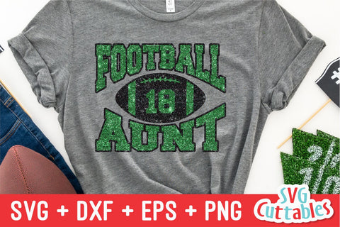 Football Aunt SVG | Football SVG | Shirt Design SVG Svg Cuttables 