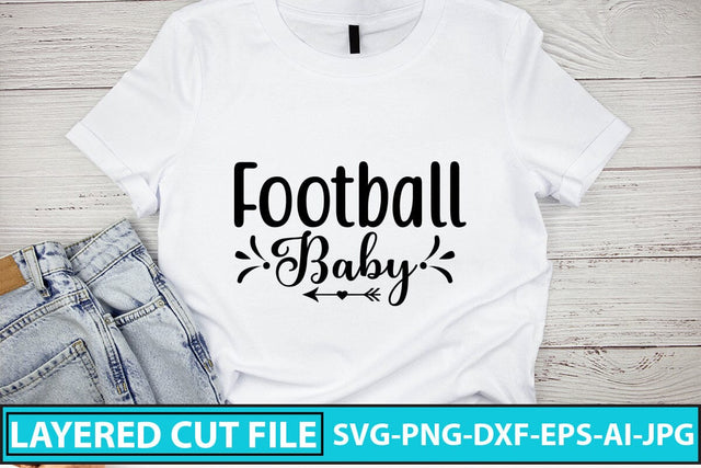 Football Baby SVG Cut File SVG Syaman 