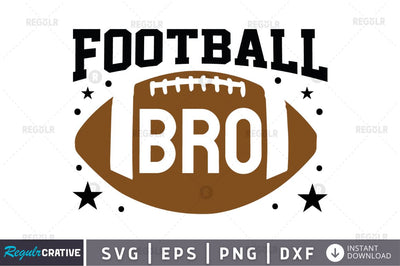 Football bro SVG SVG Regulrcrative 