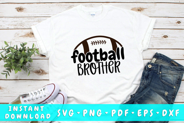 Football Brother SVG SVG HappyDesignStudio 