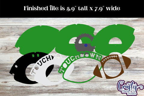 Football Candy Dome Holder, Football Sports Candy Bundle Svg SVG Crafty Mama Studios 