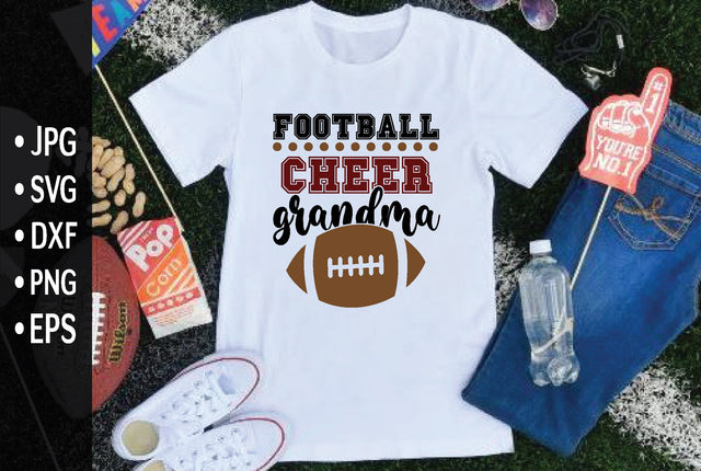 Football Cheer Grandma SVG md faruk hossain 