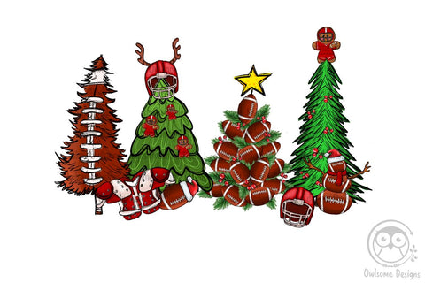 Football Christmas Tree PNG Sublimation SVG LAM HOANG THUY 