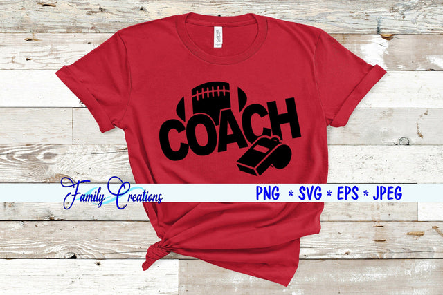 Football Coach SVG Family Creations 