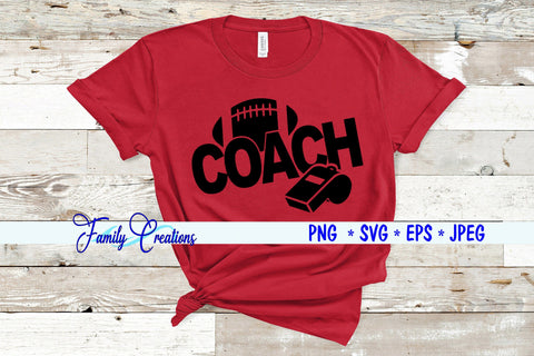 Football Coach SVG Family Creations 