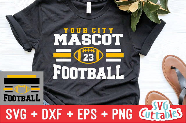 Football Cut File - Football Template 0044 - svg - eps - dxf - Football Shirt Design - Silhouette - Cricut cut file, Digital download SVG Svg Cuttables 