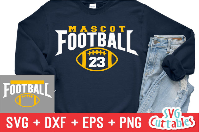 Football Cut File - Football Template 0045 - svg - eps - dxf - Football Shirt Design - Silhouette - Cricut cut file, Digital download SVG Svg Cuttables 