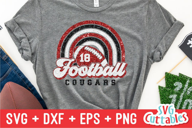 Football Cut File - Football Template 0047 - svg - eps - dxf - Football Shirt Design - Silhouette - Cricut cut file, Digital download SVG Svg Cuttables 