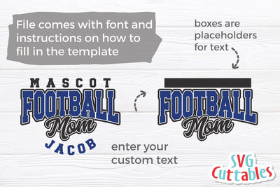 Football Cut File - Football Template 0056 - svg - eps - dxf - Footbal ...