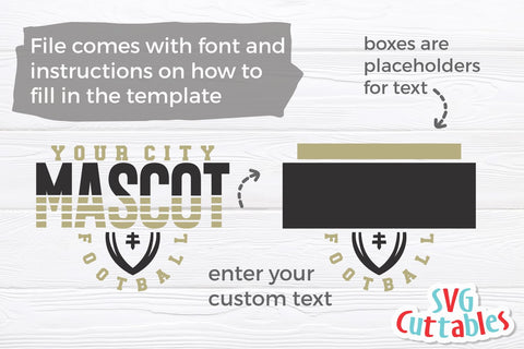 Football Cut File - Football Template 0059 - svg - eps - dxf - Football Shirt Design - Silhouette - Cricut cut file, Digital download SVG Svg Cuttables 