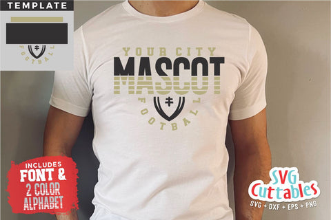 Football Cut File - Football Template 0059 - svg - eps - dxf - Football Shirt Design - Silhouette - Cricut cut file, Digital download SVG Svg Cuttables 