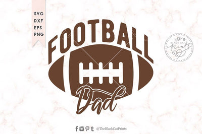 Football Dad cut file SVG TheBlackCatPrints 