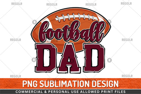 Football dad Sublimation Design Sublimation Regulrcrative 