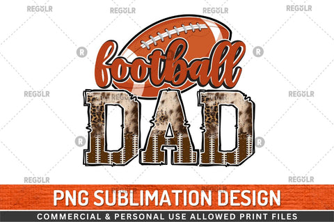 Football dad Sublimation Design Sublimation Regulrcrative 