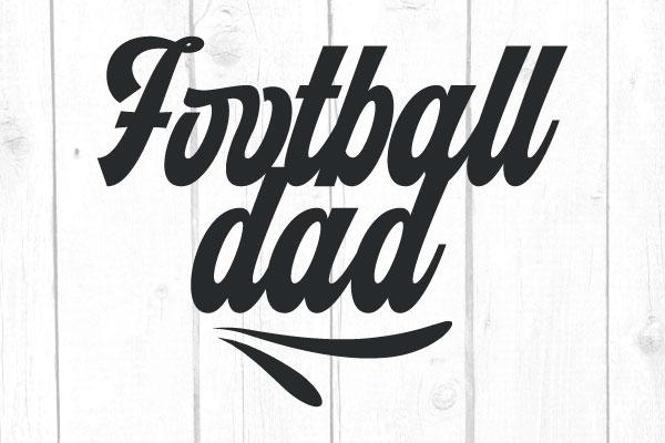 Football Dad Svg SVG cricutfilesmg 