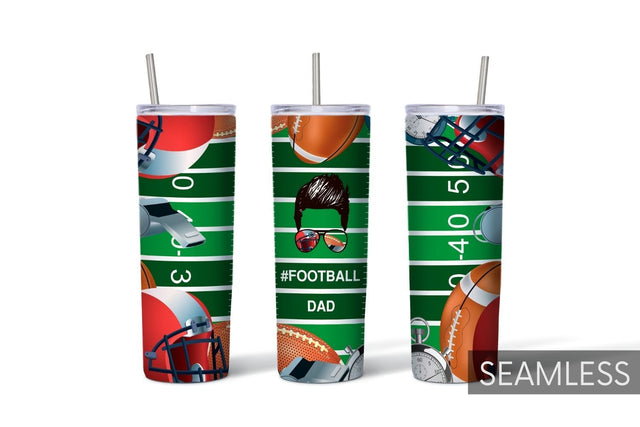 Football Dad Tumbler Sublimation Sublimation SvgOcean 