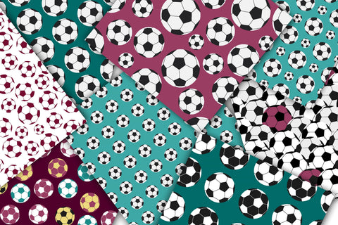 Football Digital Paper | JPG Soccer Patterns collection Digital Pattern AnnaViolet_store 