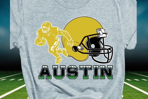 Football Doodle Letters PNG Sublimation Crafty Mama Studios 