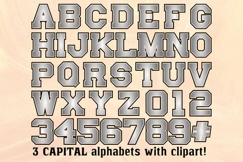 Football Doodle Letters PNG Sublimation Crafty Mama Studios 