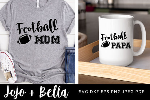 Football Family SVG Bundle, Football Mom Svg, Cut File, Football Fan Svg, Football Cut File, Football Brother Svg, Football Nana Cut File SVG Jojo&Bella 