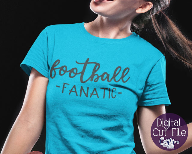 Football Fanatic Svg - Football Mom Svg - Love Football Svg - Sports svg SVG Crafty Mama Studios 