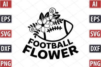 Football Flower SVG SVGista 